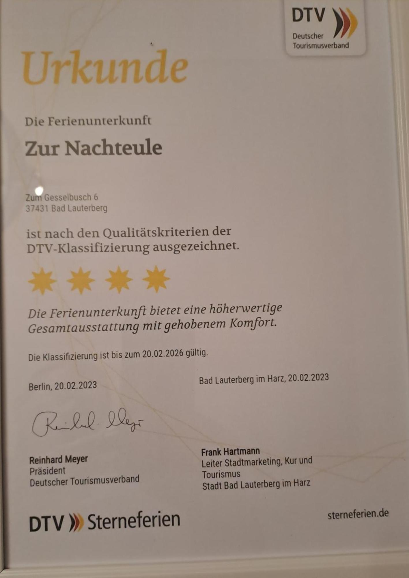 BlumchenZur Nachteule别墅 外观 照片